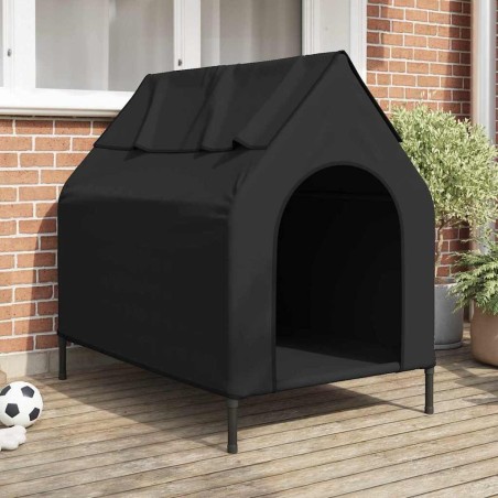Maison pour animaux Noir 110 x 75 x 90 cm Acier 521234521234