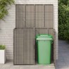 Boîte de poubelle 2 pcs Gris 130 x 80 x 115 cm Polyéthylène 521237521237