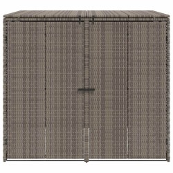 Boîte de poubelle 2 pcs Gris 130 x 80 x 115 cm Polyéthylène 521237521237