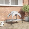 Lit pour Chien Gris Argenté 62 x 48 x 61 cm Acier 521241521241