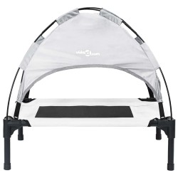 Lit pour Chien Gris Argenté 62 x 48 x 61 cm Acier 521241521241