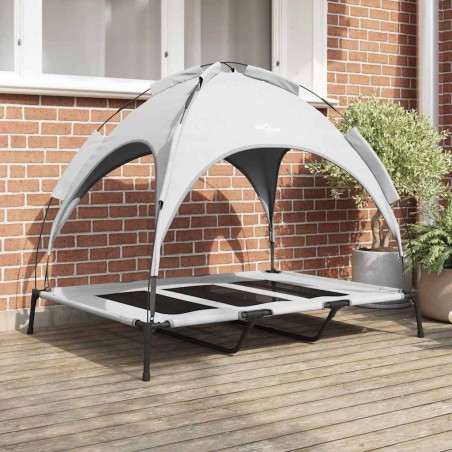 Lit pour Chien Gris Argenté 122 x 93 x 106,5 cm Acier 521300521300