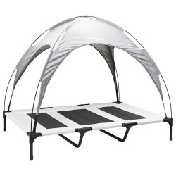 Lit pour Chien Gris Argenté 122 x 93 x 106,5 cm Acier 521300521300