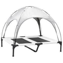 Lit pour Chien Gris Argenté 92 x 77 x 82,5 cm Acier 521301521301