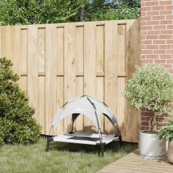 Lit pour Chien Gris Argenté 76 x 62 x 70,5 cm Acier 521302521302