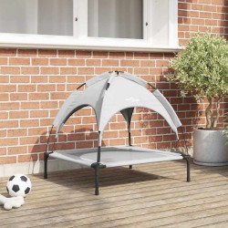 Lit pour Chien Gris Argenté 71 x 64 x 71 cm Acier 521303521303