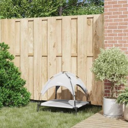 Lit pour Chien Gris Argenté 71 x 64 x 71 cm Acier 521303521303