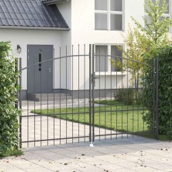 Porte Double Woerden Gris 299,5 x 224,5 cm Acier 521312521312