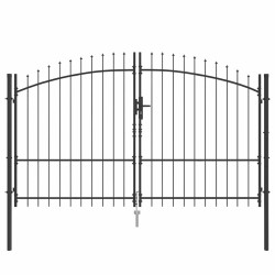 Porte Double Woerden Gris 299,5 x 224,5 cm Acier 521312521312