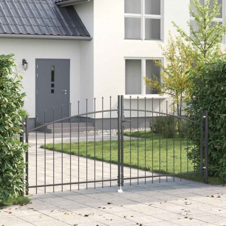 Porte Double Woerden Gris 299,5 x 199,5 cm Acier 521323521323