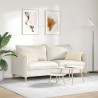 Coussins de canapé 2 pcs Beige 50 x 30 cm tissu 521337521337