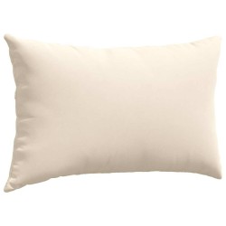 Coussins de canapé 2 pcs Beige 50 x 30 cm tissu 521337521337