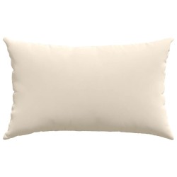 Coussins de canapé 2 pcs Beige 50 x 30 cm tissu 521337521337