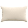 Coussins de canapé 2 pcs Beige 50 x 30 cm tissu 521337521337