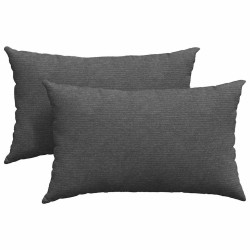 Coussins de canapé 2 pcs Gris foncé 50 x 30 cm 521338521338