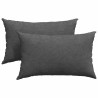 Coussins de canapé 2 pcs Gris foncé 50 x 30 cm 521338521338