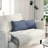 Coussins de canapé 2 pcs Bleu 50 x 30 cm 521341521341