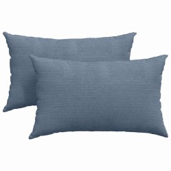 Coussins de canapé 2 pcs Bleu 50 x 30 cm 521341521341