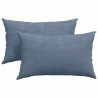 Coussins de canapé 2 pcs Bleu 50 x 30 cm 521341521341