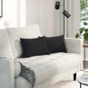 Coussins de canapé 2 pcs Noir 50 x 30 cm tissu 521342521342