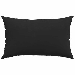 Coussins de canapé 2 pcs Noir 50 x 30 cm tissu 521342521342