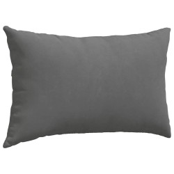 Coussins de canapé 2 pcs Gris foncé 50 x 30 cm tissu 521343521343