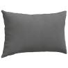 Coussins de canapé 2 pcs Gris foncé 50 x 30 cm tissu 521343521343