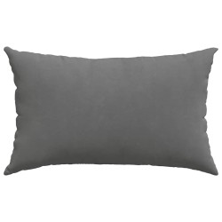 Coussins de canapé 2 pcs Gris foncé 50 x 30 cm tissu 521343521343