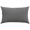 Coussins de canapé 2 pcs Gris foncé 50 x 30 cm tissu 521343521343
