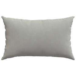 Coussins de canapé 2 pcs Gris clair 50 x 30 cm tissu 521344521344