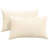 Coussins de canapé 2 pcs Crème 50 x 30 cm 521345521345