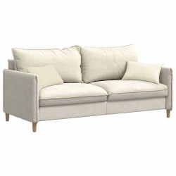 Coussins de canapé 2 pcs Crème 50 x 30 cm 521345521345