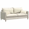 Coussins de canapé 2 pcs Crème 50 x 30 cm 521345521345