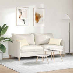 Coussins de canapé 2 pcs Crème 50 x 30 cm 521345521345
