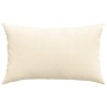 Coussins de canapé 2 pcs Crème 50 x 30 cm 521345521345