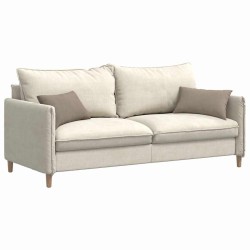 Coussins de canapé 2 pcs Taupe 50 x 30 cm tissu 521348521348