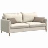 Coussins de canapé 2 pcs Taupe 50 x 30 cm tissu 521348521348