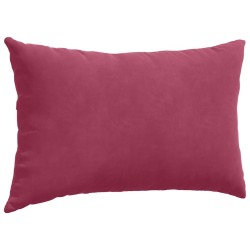 Coussins de canapé 2 pcs Rouge bordeaux 50 x 30 cm 521349521349