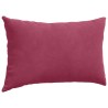 Coussins de canapé 2 pcs Rouge bordeaux 50 x 30 cm 521349521349