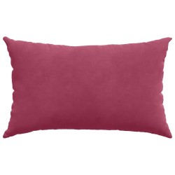 Coussins de canapé 2 pcs Rouge bordeaux 50 x 30 cm 521349521349