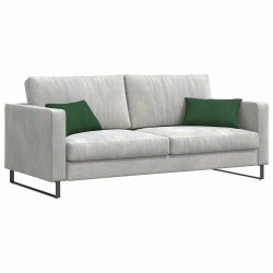 Coussins de canapé 2 pcs Vert foncé 50 x 30 cm 521350521350