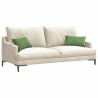 Coussins de canapé 2 pcs Vert clair 50 x 30 cm 521352521352