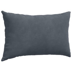 Coussins de canapé 2 pcs Gris foncé 50 x 30 cm 521354521354
