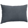 Coussins de canapé 2 pcs Gris foncé 50 x 30 cm 521354521354