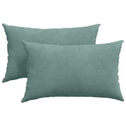 Coussins de canapé 2 pcs Vert Mer 50 x 30 cm 521355521355