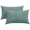Coussins de canapé 2 pcs Vert Mer 50 x 30 cm 521355521355