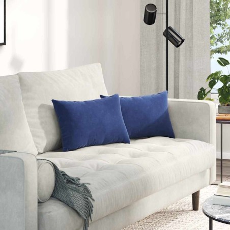 Coussins de canapé 2 pcs Bleu police 50 x 30 cm 521356521356