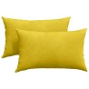 Coussins de canapé 2 pcs Jaune 50 x 30 cm 521381521381