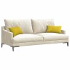 Coussins de canapé 2 pcs Jaune 50 x 30 cm 521381521381