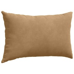 Coussins de canapé 2 pcs Marron 50 x 30 cm 521382521382